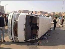وفيات وضحايا في إنقلاب سيارة بطريق الضبعه 1