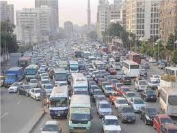 تكدس المرور في شوارع القاهرة والجيزة 4
