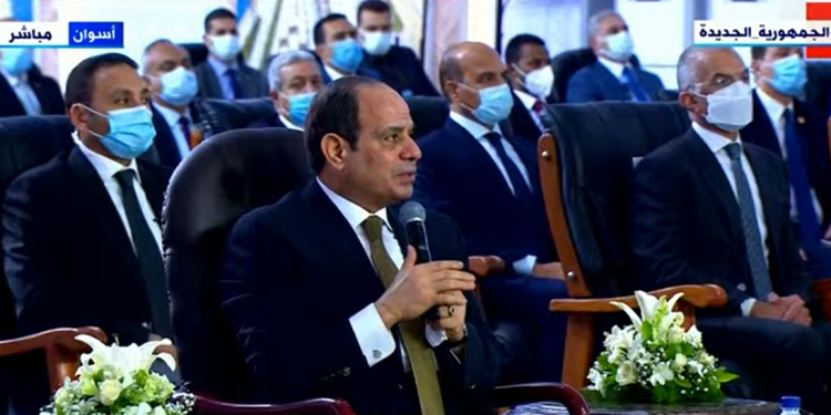 السيسي: الدولة دخلت في البناء لتحول القبح وتعمل الشكل المطلوب في مصر 1