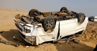 التحقيق في إصابة 9 أشخاص في حادث انقلاب سيارة بكفر الشيخ