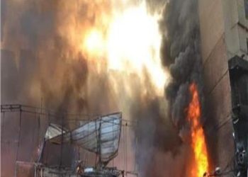 التحقيق في حريق عقار بالقرب من مول سيتي ستارز بمدينة نصر 2