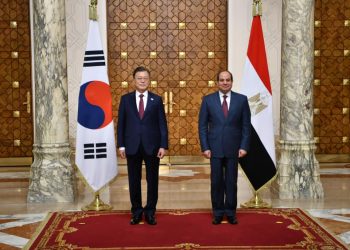 عاجل| الرئيس السيسي يستقبل رئيس كوريا الجنوبية بقصر الاتحادية