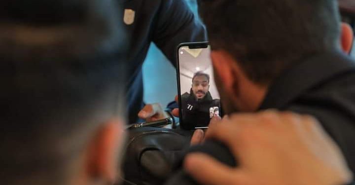 بالصور.. كهربا يدعم لاعبي الأهلي قبل السفر إلى أبو ظبي 1