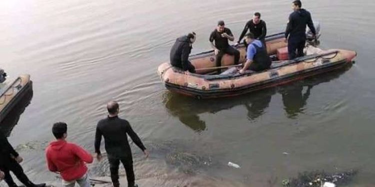 العثور علي جثة طفل غرق فى ترعة القهوجى بـ كفر الشيخ 1