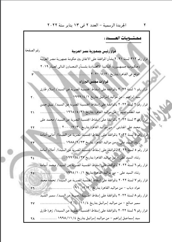 مدبولي يقرر إسقاط الجنسية المصرية عن 9 مواطنين.. تعرف عليهم 1
