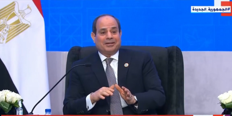 السيسي: مصر تعاملت مع الجائحة بالإغلاق الجزئي فقط 1