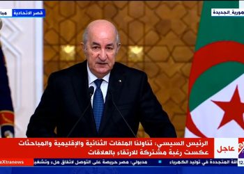 تبون: أجرينا محادثات ثنائية بشأن العلاقات بين مصر والجزائر 8