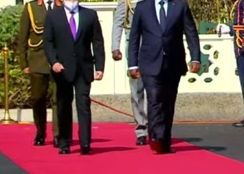 بث مباشر| مراسم استقبال الرئيس ماكي سال بقصر الإتحادية 1