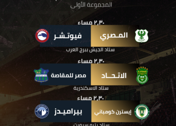 مباريات اليوم في كأس الرابطة المصرية