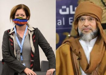 خاص| سيف القذافي يلتقي بـ ستيفاني ويليامز في سبها لبحث الأزمة الليبية 1