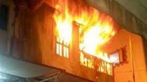 مصرع 3 أطفال أثر نشوب حريق بشقة بمنطقة فيصل 2