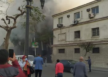 عاجل| نشوب حريق في معهد الكبد بشارع قصر العيني 
