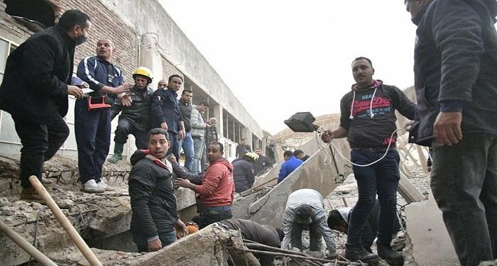 سقوط سقف مصنع النصر للغزل بالمحلة