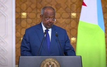 كلمة الرئيس الجيبوتي خلال لقائة مع السيسي