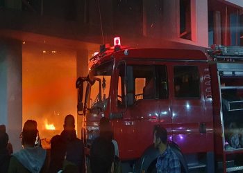 حريق مخزن يتسبب فى إصابة شخصين بكفر الشيخ 1