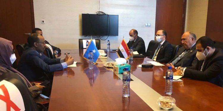 وزير الخارجية يلتقي نظيره الصومالي على هامش المشاركة في اجتماعات قمة الاتحاد الإفريقي 1