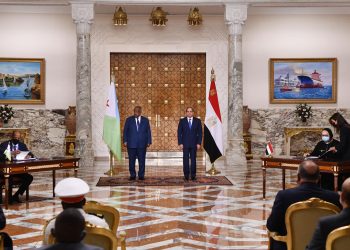 تفاصيل استقبال الرئيس عبد الفتاح السيسي نظيرة الجيبوتي بقصر الاتحادية (صور) 8