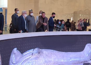 الأمين العام لـ منظمة الأوبك يزور المتحف القومي للحضارة المصرية بالفسطاط 1