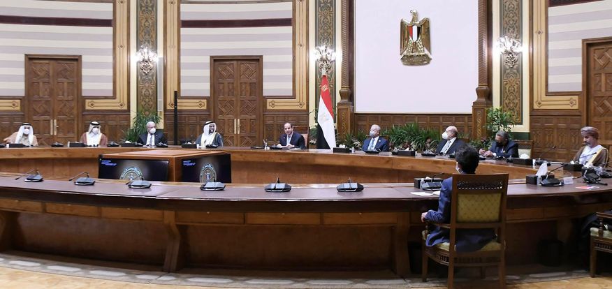 عاجل| السيسي يلتقي مع رؤساء البرلمانات العربية