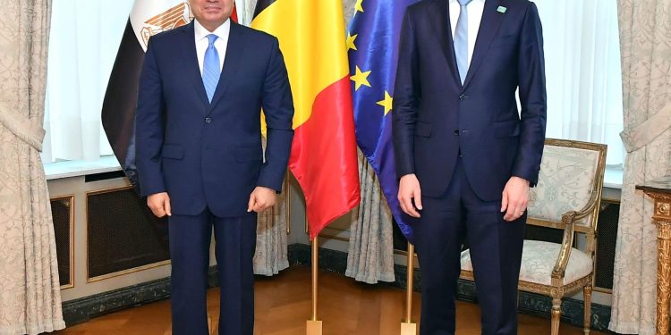 رئيس وزراء بلجيكا يرحب بالسيسي في أول زيارة له ببروكسل 1