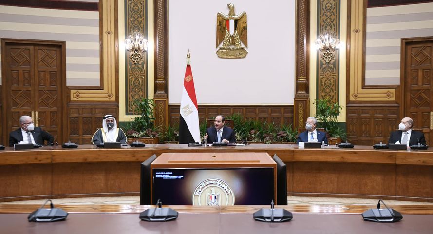 عاجل| السيسي يلتقي مع رؤساء البرلمانات العربية 1