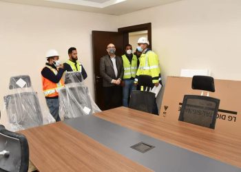 وزير الإسكان يتفقد أمس مقر الوزارة بالعاصمة الإدارية الجديدة 1
