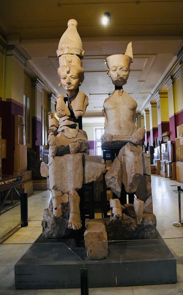 المتحف المصري الكبير يستقبل 13 قطعة أثرية ضخمة من المتحف المصري بالتحرير