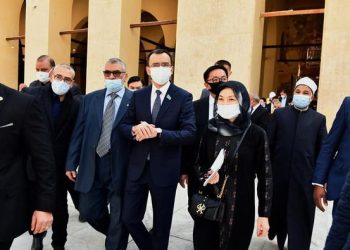 رئيس مجلس الشيوخ بكازاخستان يتفقد مسجد الظاهر بيبرس 1