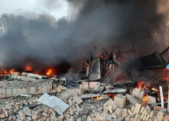أثار الدمار فى أوكرانيا بعد الهجوم الروسي عليها
