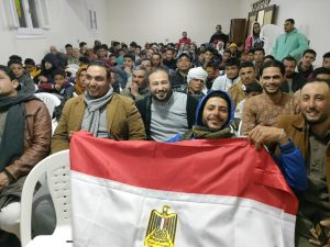 احتفالات جماهيرية بمراكز الشباب بعد فوز مصر على الكاميرون 2