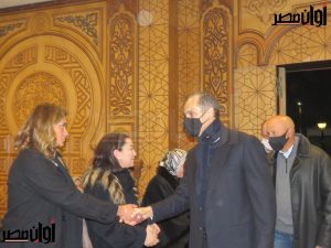 بالصور.. علاء مبارك يؤدي واجب العزاء في اللواء عبد السلام محجوب 1