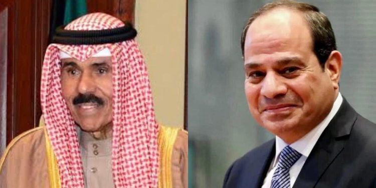الرئيس السيسي يبحث مع الأمير نواف الصباح محاور التعاون.. في الكويت