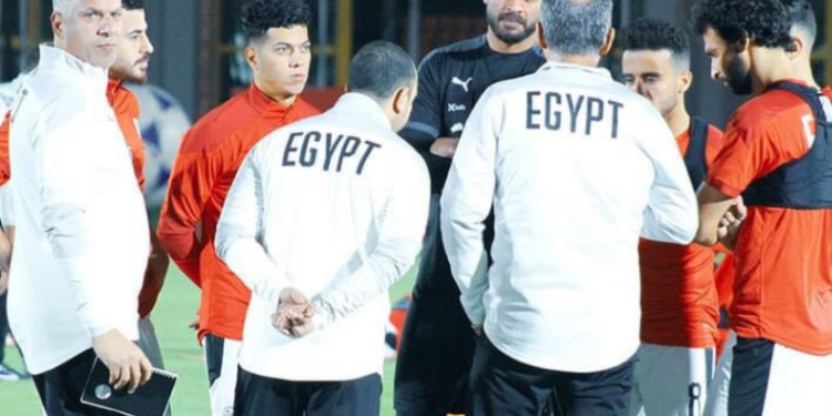 لاعبو الزمالك مع منتخب مصر