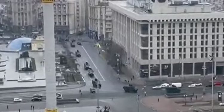 الحرب العالمية الثالثة| الدباب الروسية تغزو الشوارع الأوكرانية 1