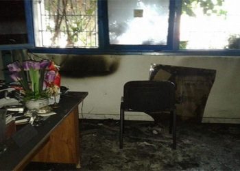 التحقيق مع المتهم بحرق مكتب محامٍ فى كفر الشيخ 3