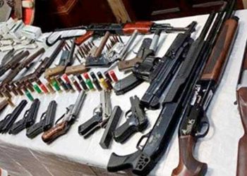 الداخلية: ضبط 22 قطعة سلاح في أسيوط