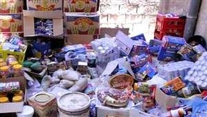 ضبط 101 طن أغذية احتكرها التجار قبل شهر رمضان