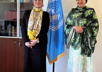 وزيرة البيئة تلتقي نائبة الأمين العام للأمم المتحدة لمناقشة استعدادات مصر لاستضافة مؤتمر المناخCop27 1