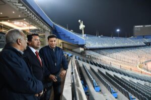 وزير الرياضة يتفقد ستاد القاهرة استعدادًا لـ مباراة مصر والسنغال 7