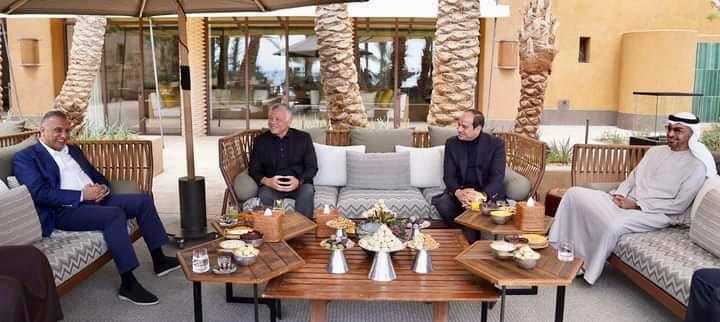 الرئيس السيسي يلتقي ملك الأردن وولي عهد أبوظبي 1