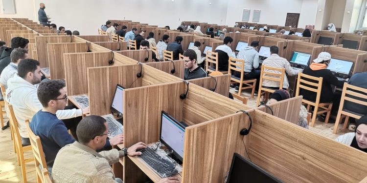 جامعة كفرالشيخ : تنفيذ توجيهات الرئيس بإنشاء مراكز للاختبارات الإلكترونية 1