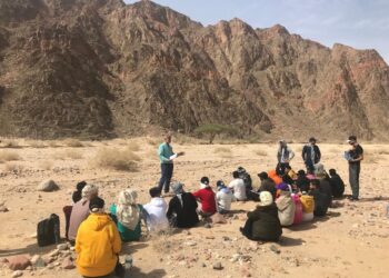 رحلة علمية إلى جنوب سيناء لطلاب قسم الجيولوجيا بعلوم القناة