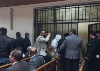 النيابة العامة بجلسة الامين تطالب بتوقيع اقصي عقوبة علي المتهم 7