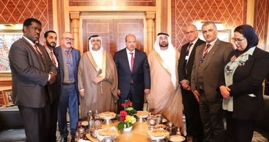 خلال لقاء رئيس البرلمان العربي مع مجلس المستشارين