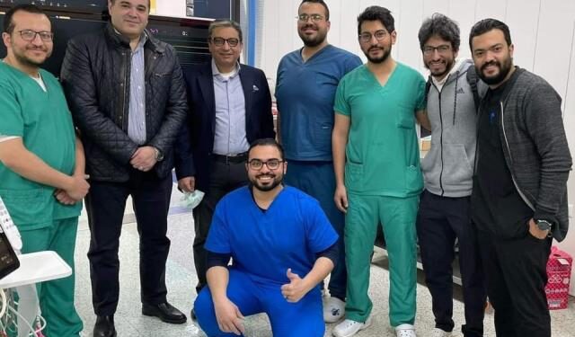 أطباء مستشفى جامعة حلوان