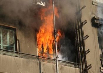 انتداب الأدلة الجنائية لـ معاينة حريق شقة سكنية بـ الشرابية 1
