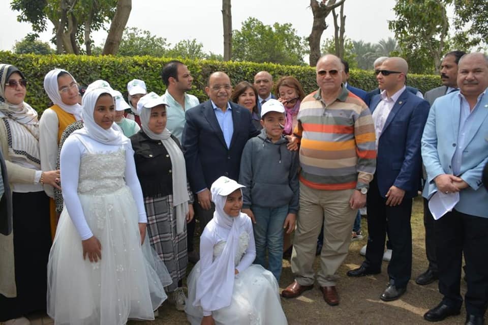 شعراوي ومحافظ القاهرة يشهدان احتفالية العاصمة بيوم اليتيم بحديقة الأزهر
