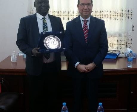 سفيرنا في جوبا يلتقي وزير بناء السلام بـ جنوب السودان 1
