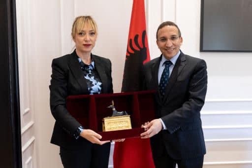 السفير المصري في ألبانيا يلتقي وزيرة الزراعة الألبانية 1