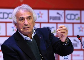 Morocco's Bosnian head coach Vahid Halilhodzic attends a press conference in Rabat on febuary 3, 2022